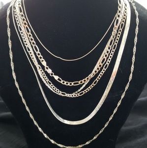 Gucci; Pandora; Onyx ring, SS bracelets/Necklaces